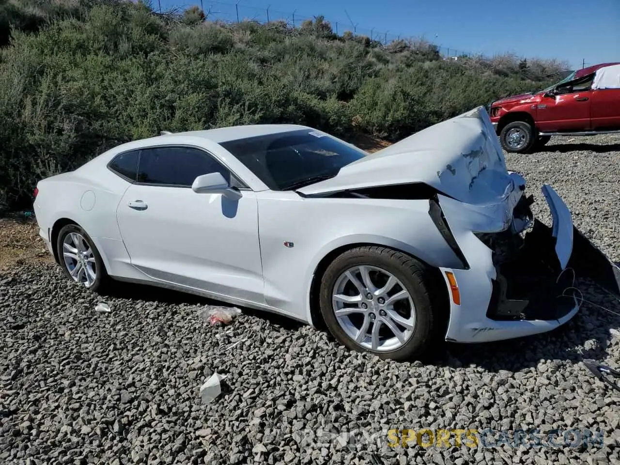 4 fotografías del automóvil dañado 1G1FB1RX1K0117785 CHEVROLET CAMARO 2019