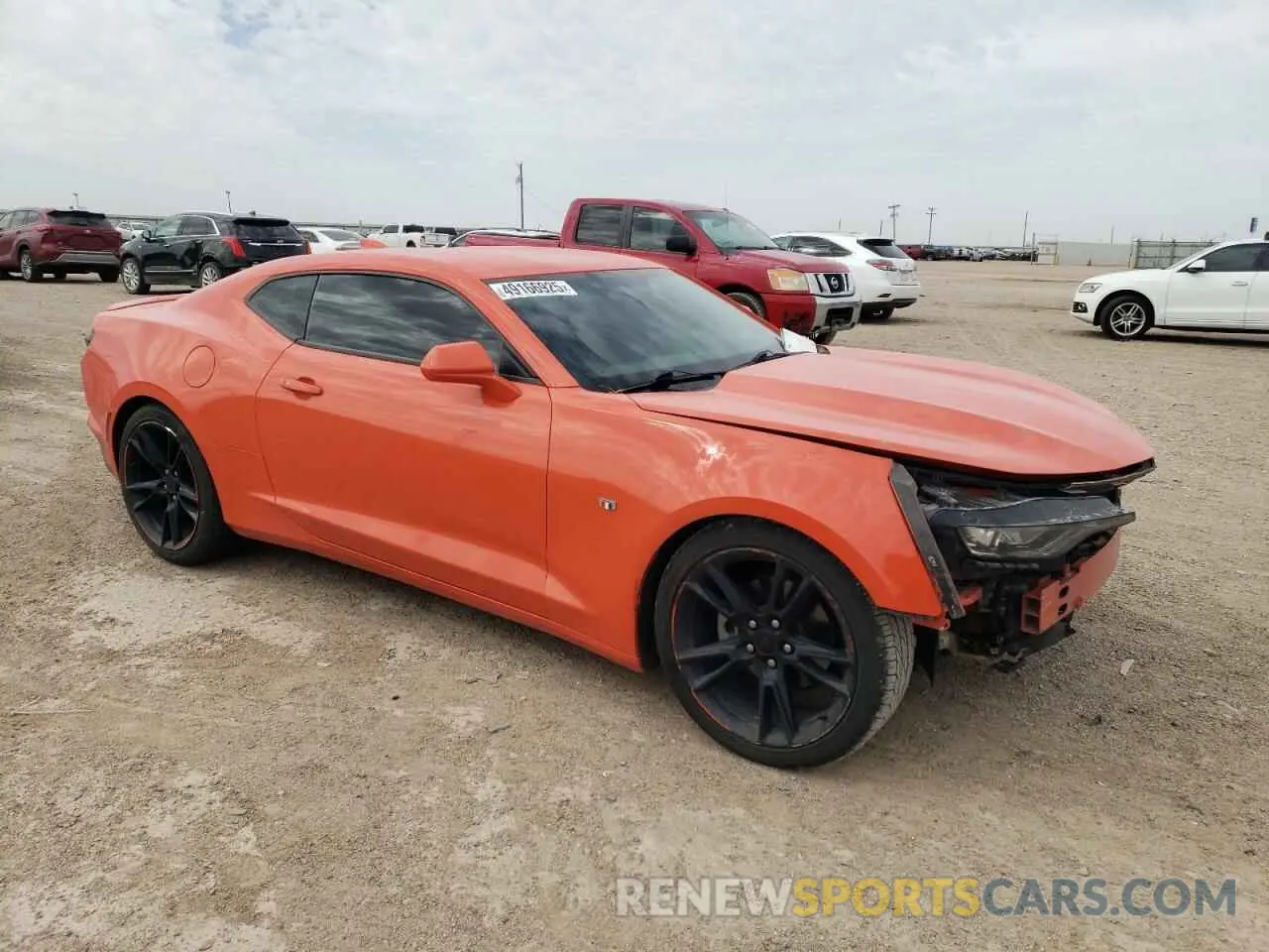 4 fotografías del automóvil dañado 1G1FB1RX7K0136230 CHEVROLET CAMARO 2019
