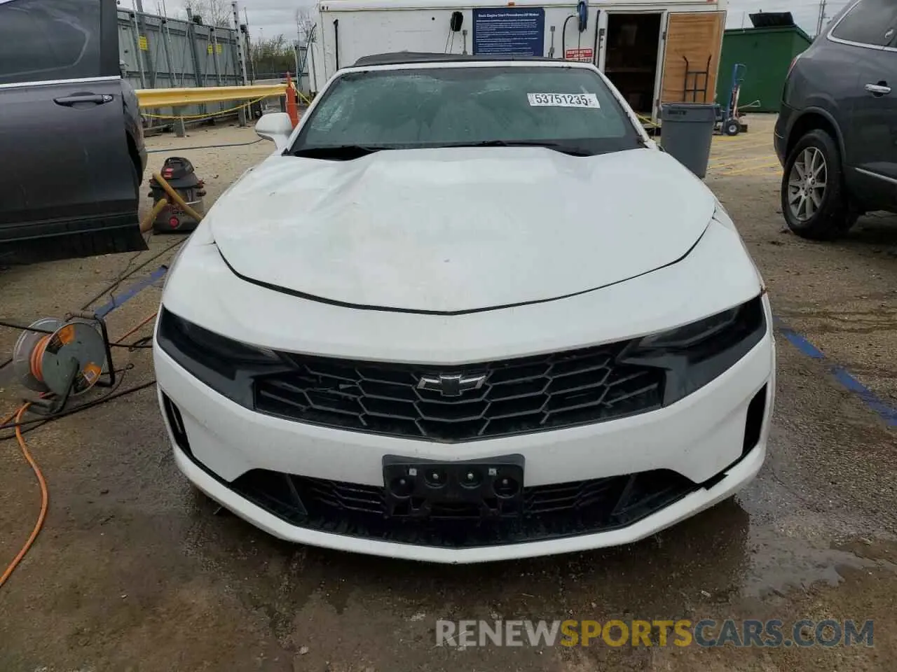 5 fotografías del automóvil dañado 1G1FB3DS0K0117445 CHEVROLET CAMARO 2019