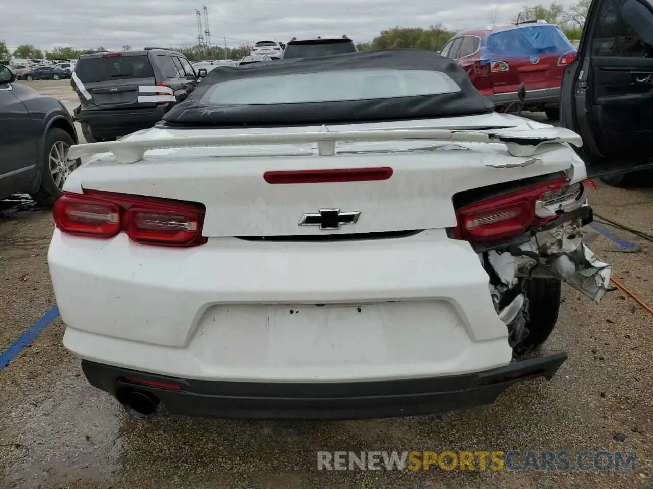 6 fotografías del automóvil dañado 1G1FB3DS0K0117445 CHEVROLET CAMARO 2019
