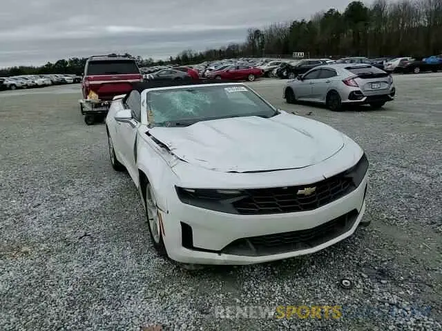 10 fotografías del automóvil dañado 1G1FB3DS0K0121544 CHEVROLET CAMARO 2019