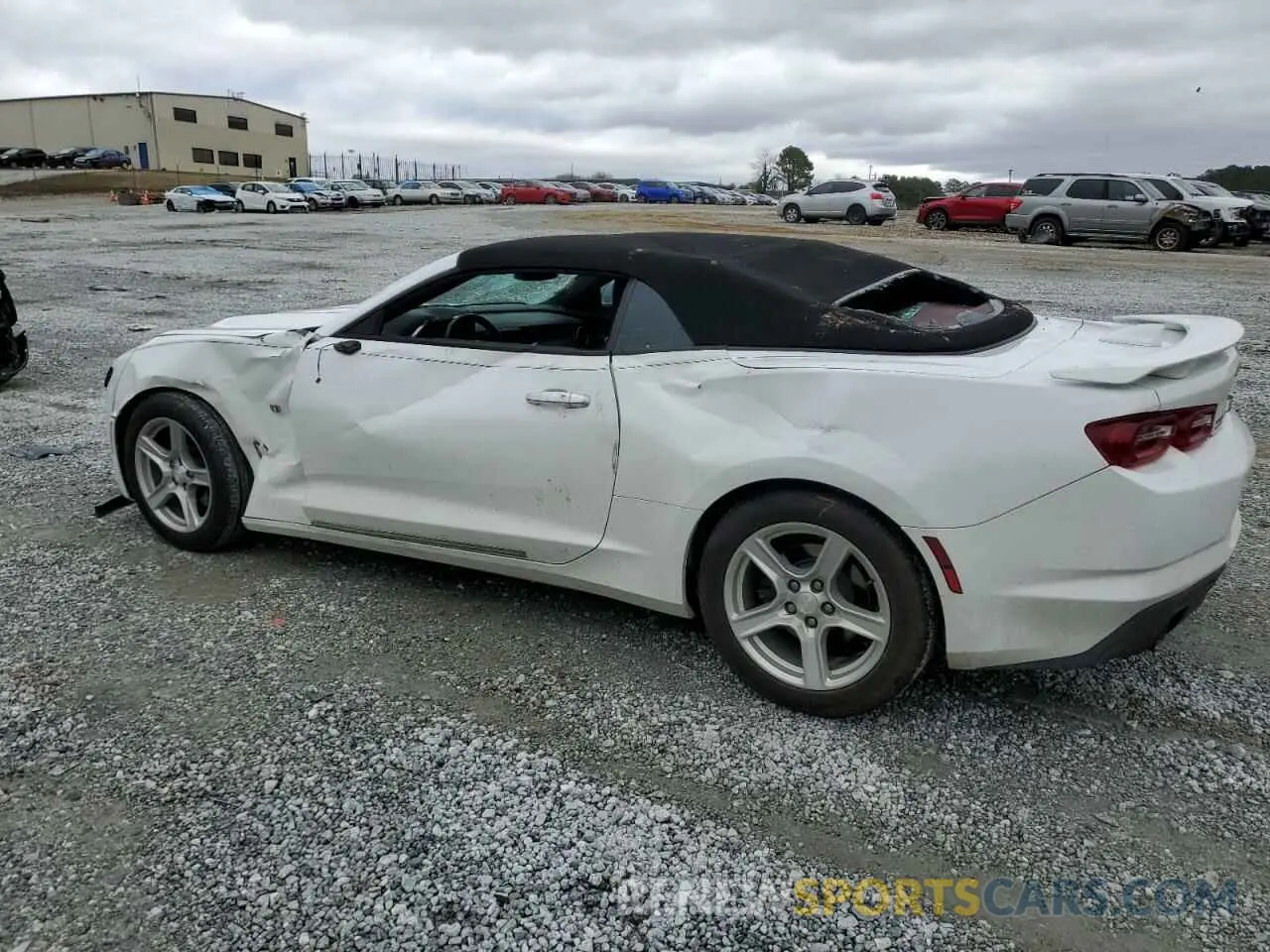 2 fotografías del automóvil dañado 1G1FB3DS0K0121544 CHEVROLET CAMARO 2019
