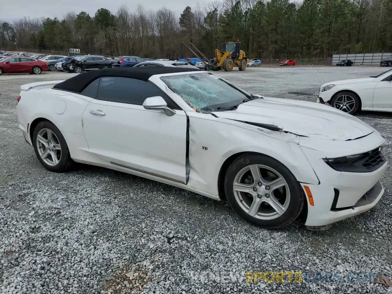 4 fotografías del automóvil dañado 1G1FB3DS0K0121544 CHEVROLET CAMARO 2019