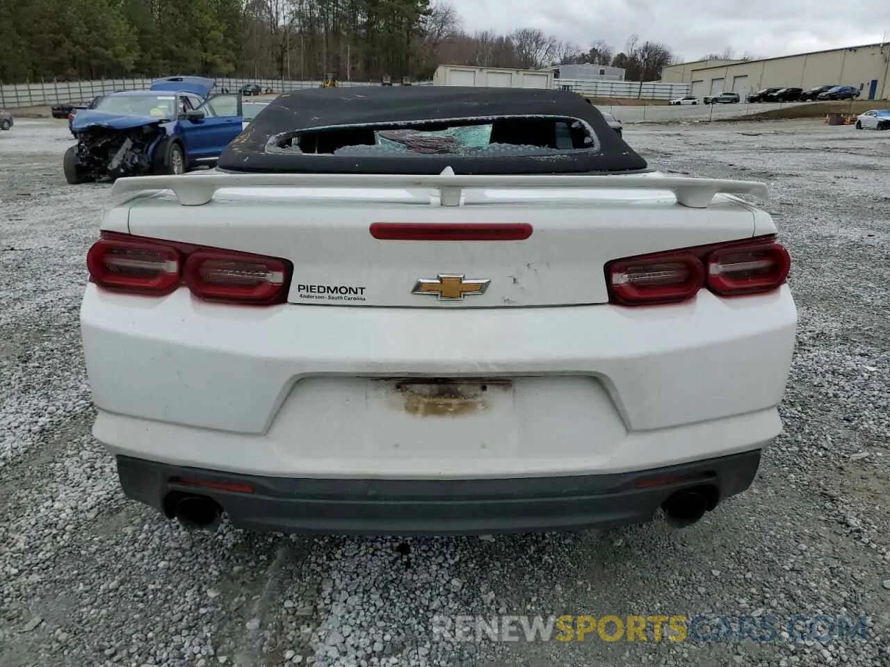 6 fotografías del automóvil dañado 1G1FB3DS0K0121544 CHEVROLET CAMARO 2019