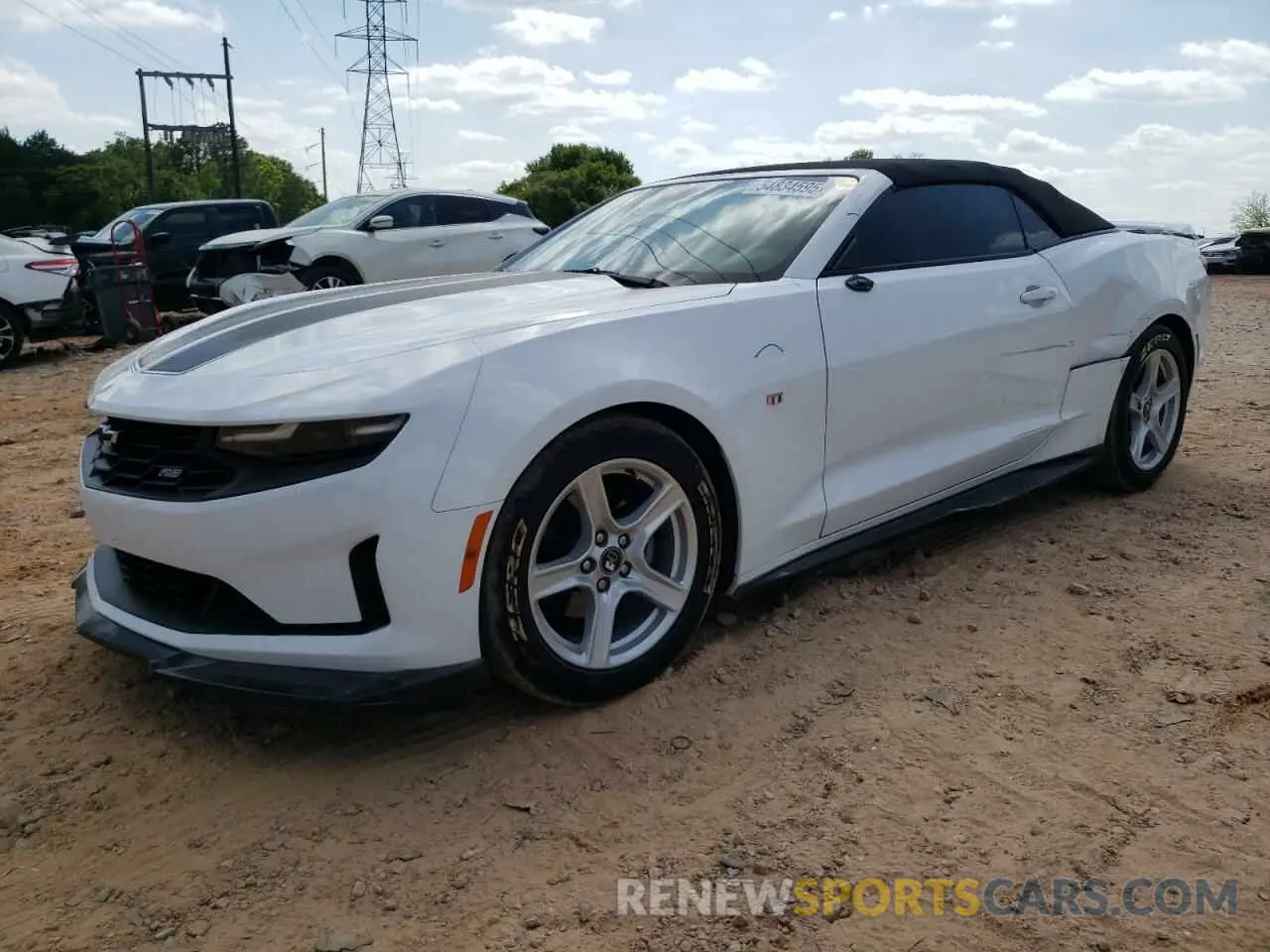1 fotografías del automóvil dañado 1G1FB3DS0K0145777 CHEVROLET CAMARO 2019