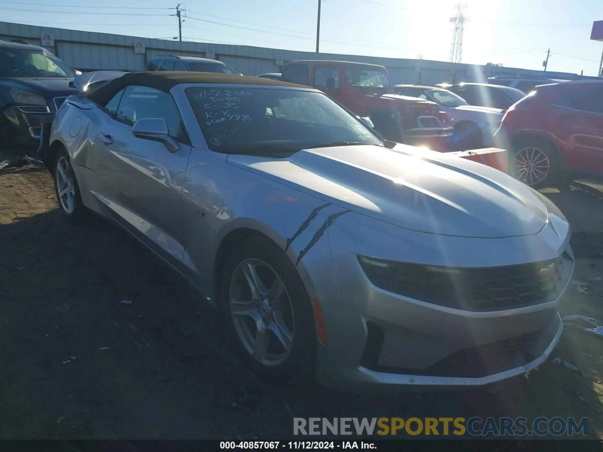 1 fotografías del automóvil dañado 1G1FB3DS7K0124988 CHEVROLET CAMARO 2019