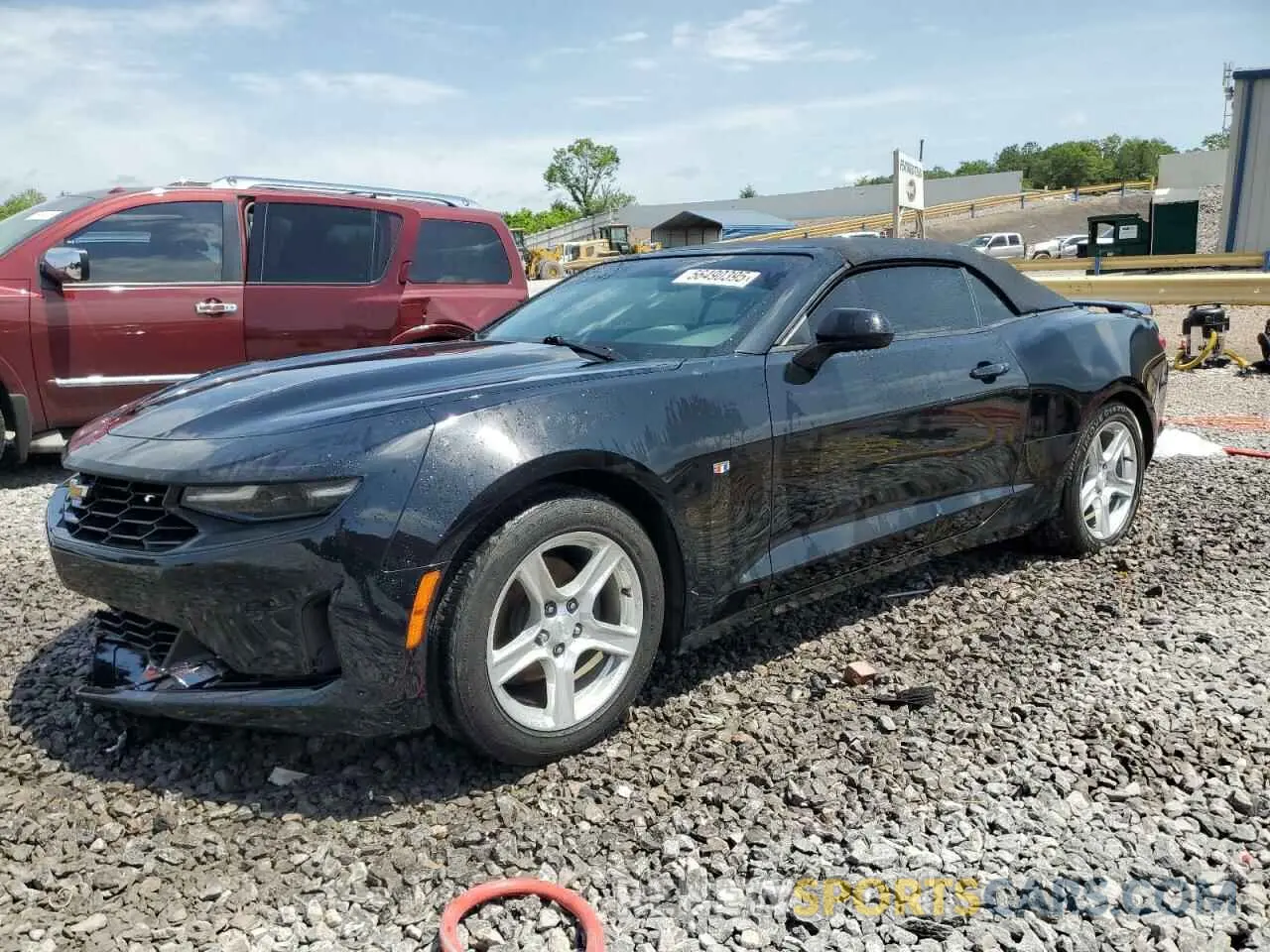 1 fotografías del automóvil dañado 1G1FB3DSXK0120059 CHEVROLET CAMARO 2019