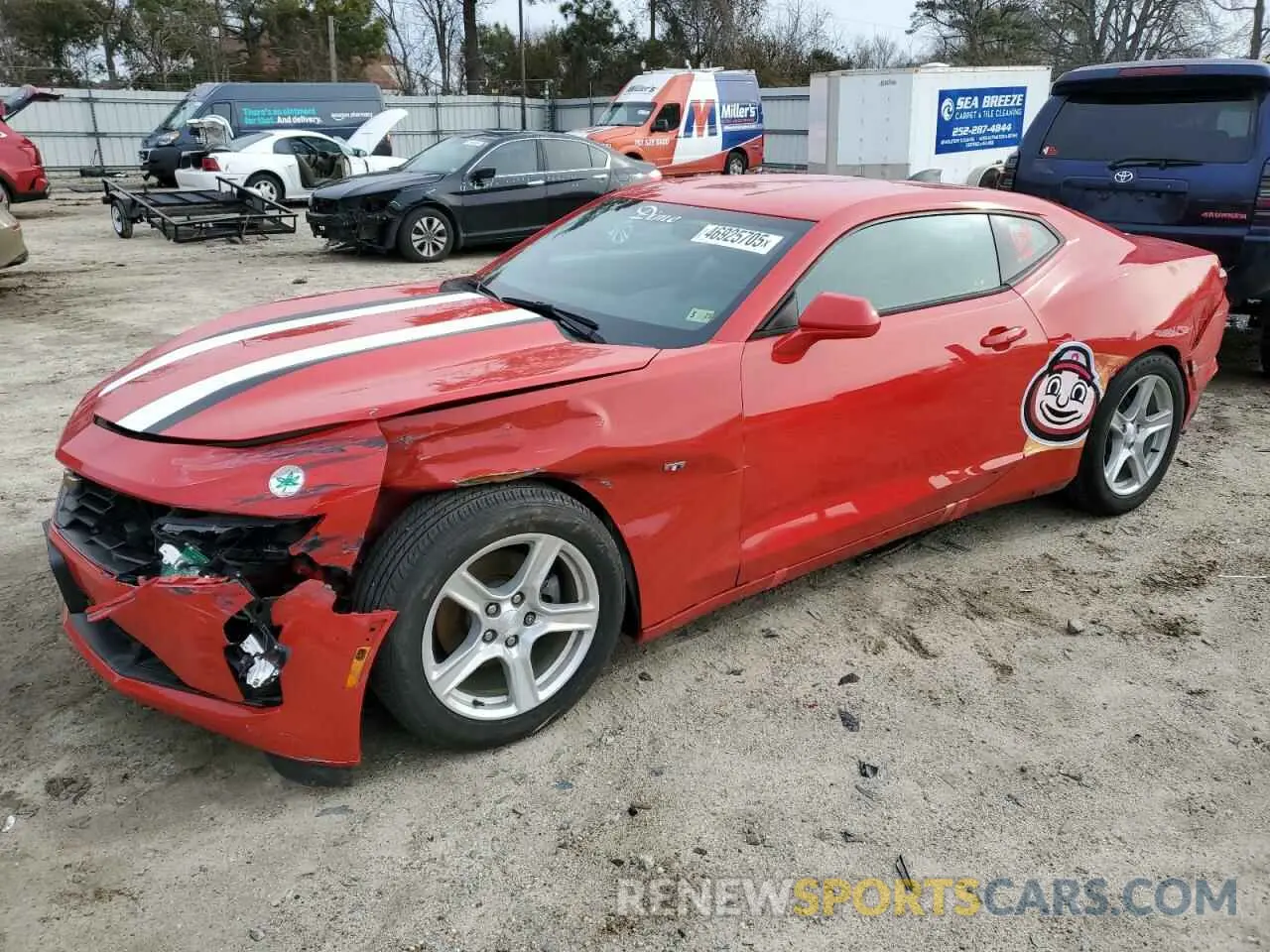 1 fotografías del automóvil dañado 1G1FD1RX0K0112314 CHEVROLET CAMARO 2019