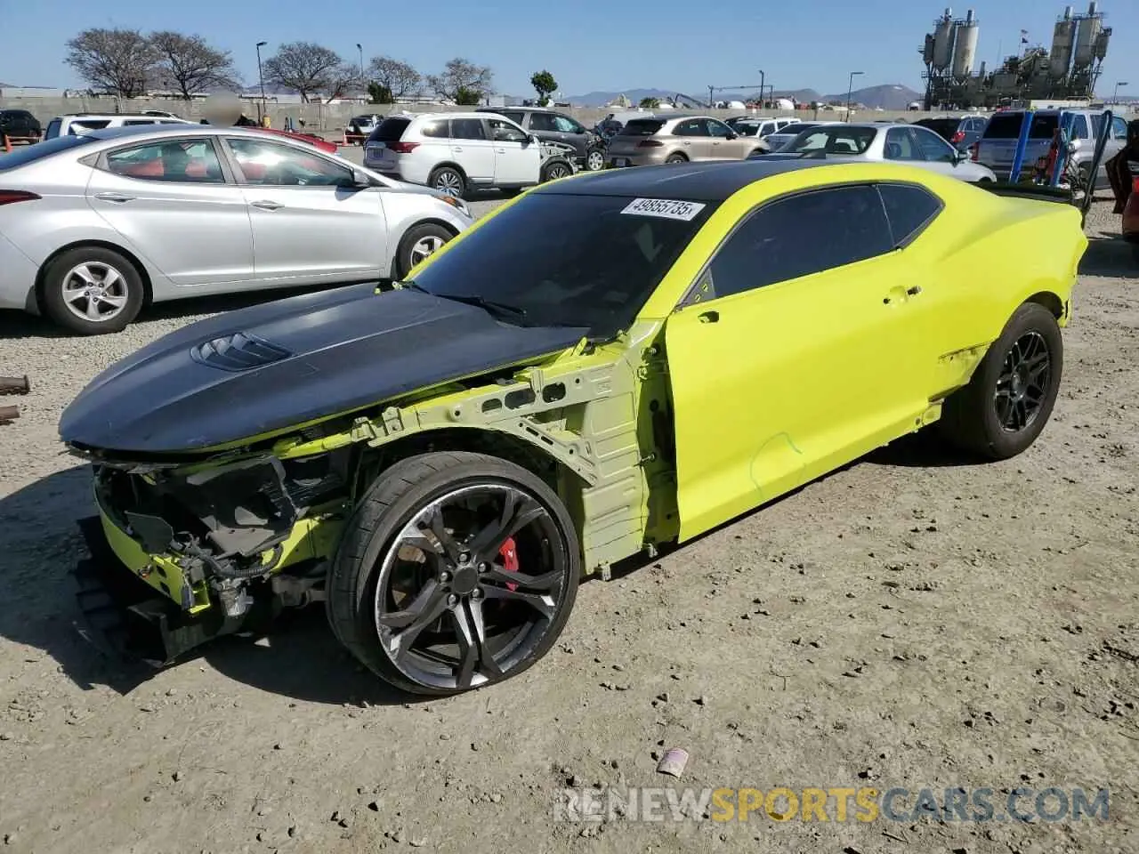 1 fotografías del automóvil dañado 1G1FE1R76K0142219 CHEVROLET CAMARO 2019