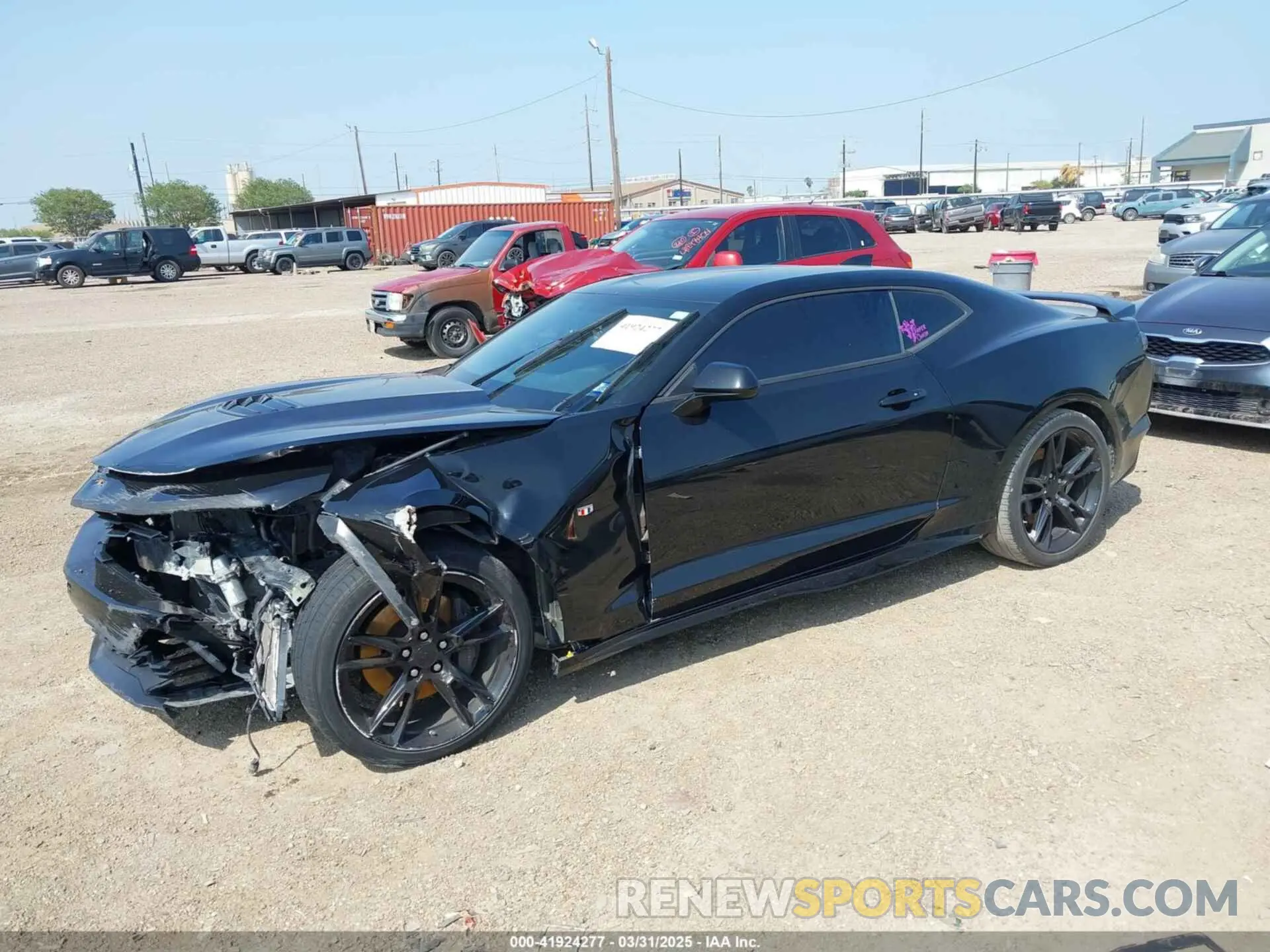 2 fotografías del automóvil dañado 1G1FF1R70K0111514 CHEVROLET CAMARO 2019