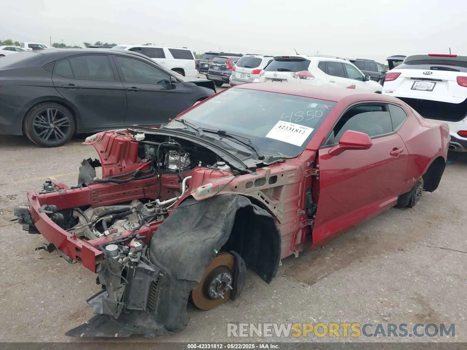 2 fotografías del automóvil dañado 1G1FF1R70K0154850 CHEVROLET CAMARO 2019