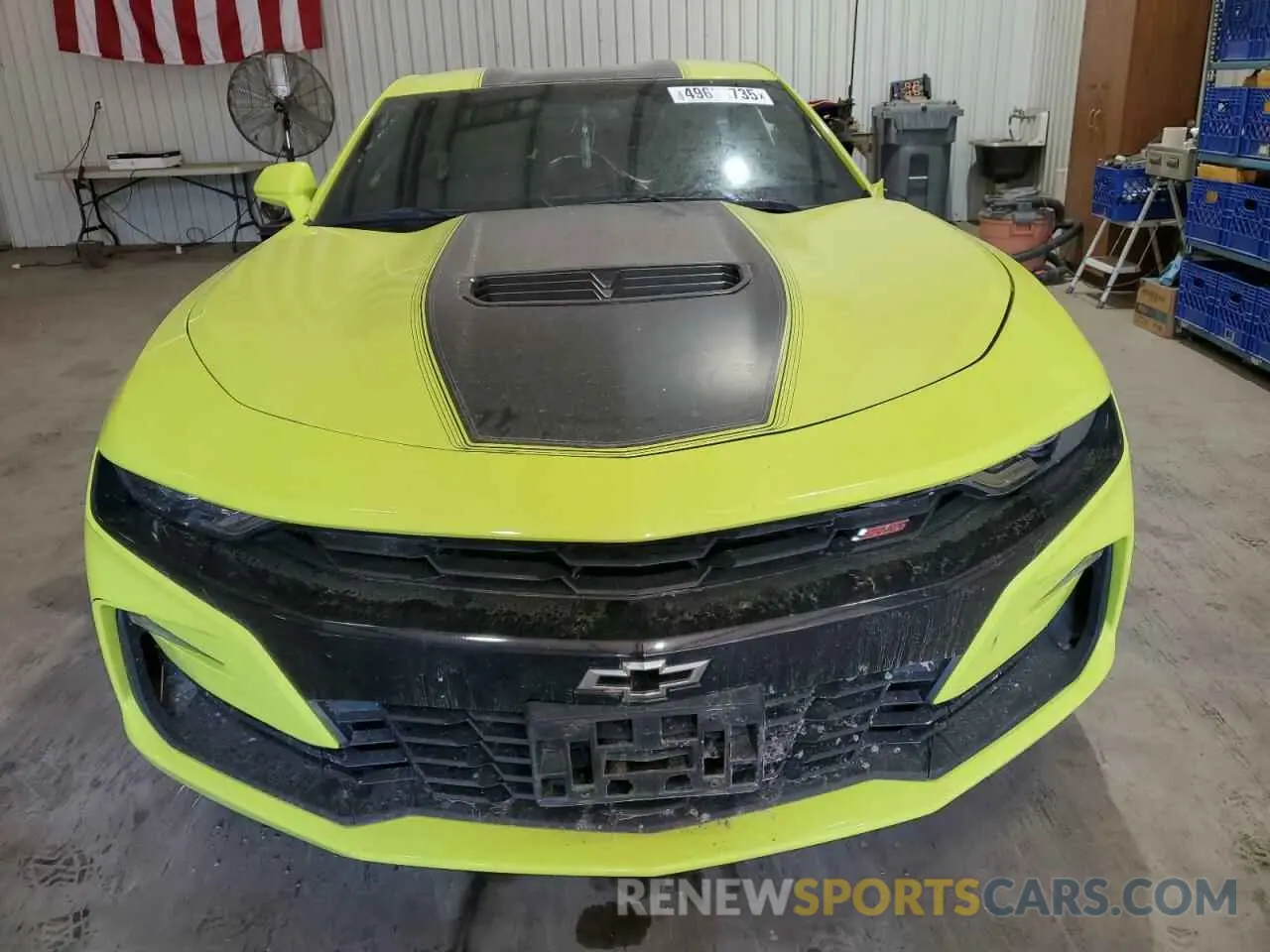 5 fotografías del automóvil dañado 1G1FF1R7XK0144813 CHEVROLET CAMARO 2019