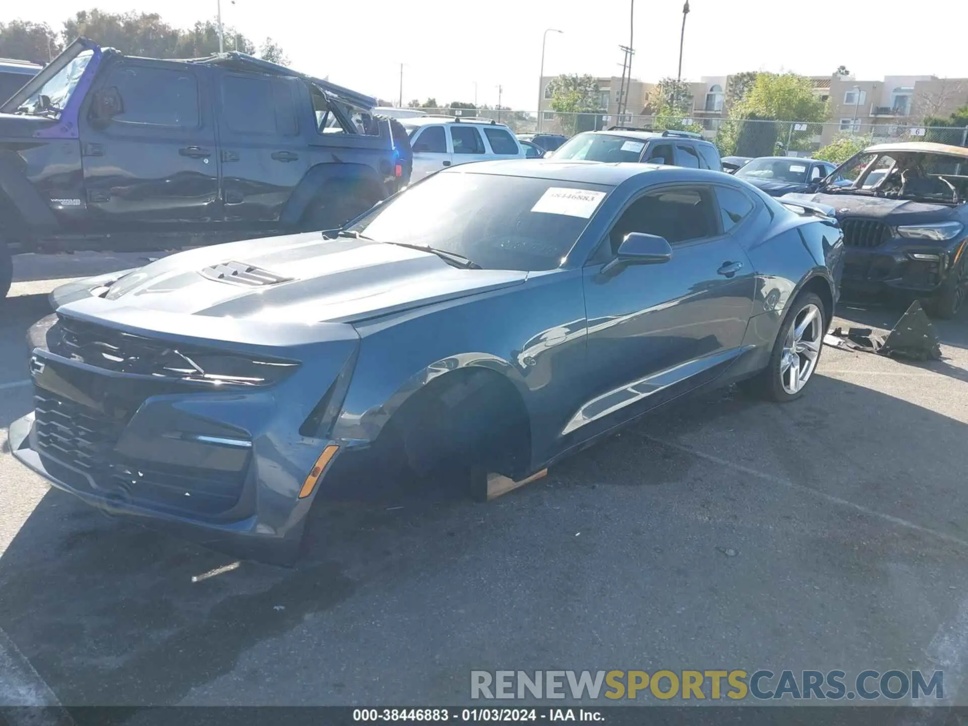 2 fotografías del automóvil dañado 1G1FH1R74K0127242 CHEVROLET CAMARO 2019