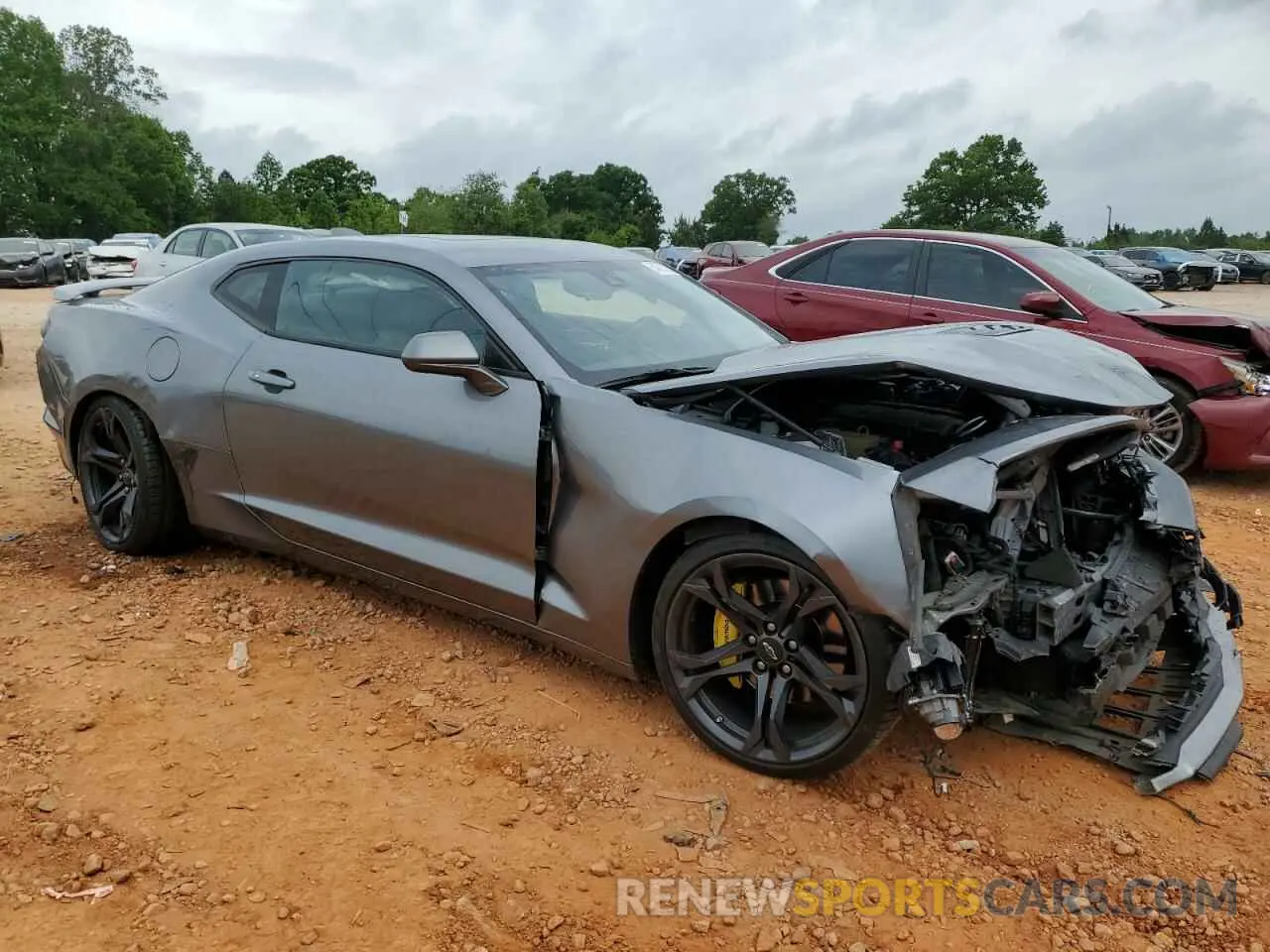 4 fotografías del automóvil dañado 1G1FH1R76K0136038 CHEVROLET CAMARO 2019