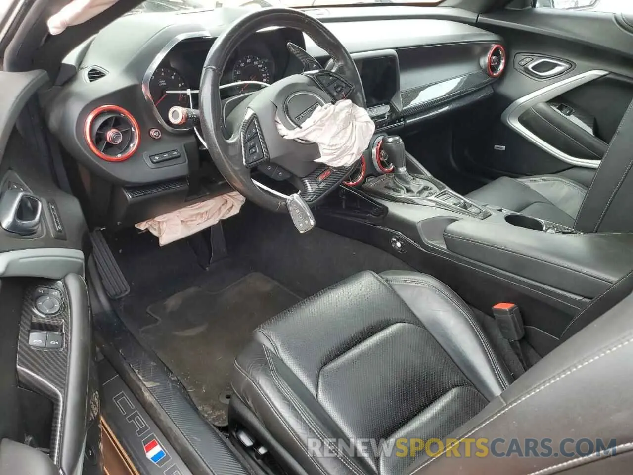 8 fotografías del automóvil dañado 1G1FH1R76K0136038 CHEVROLET CAMARO 2019