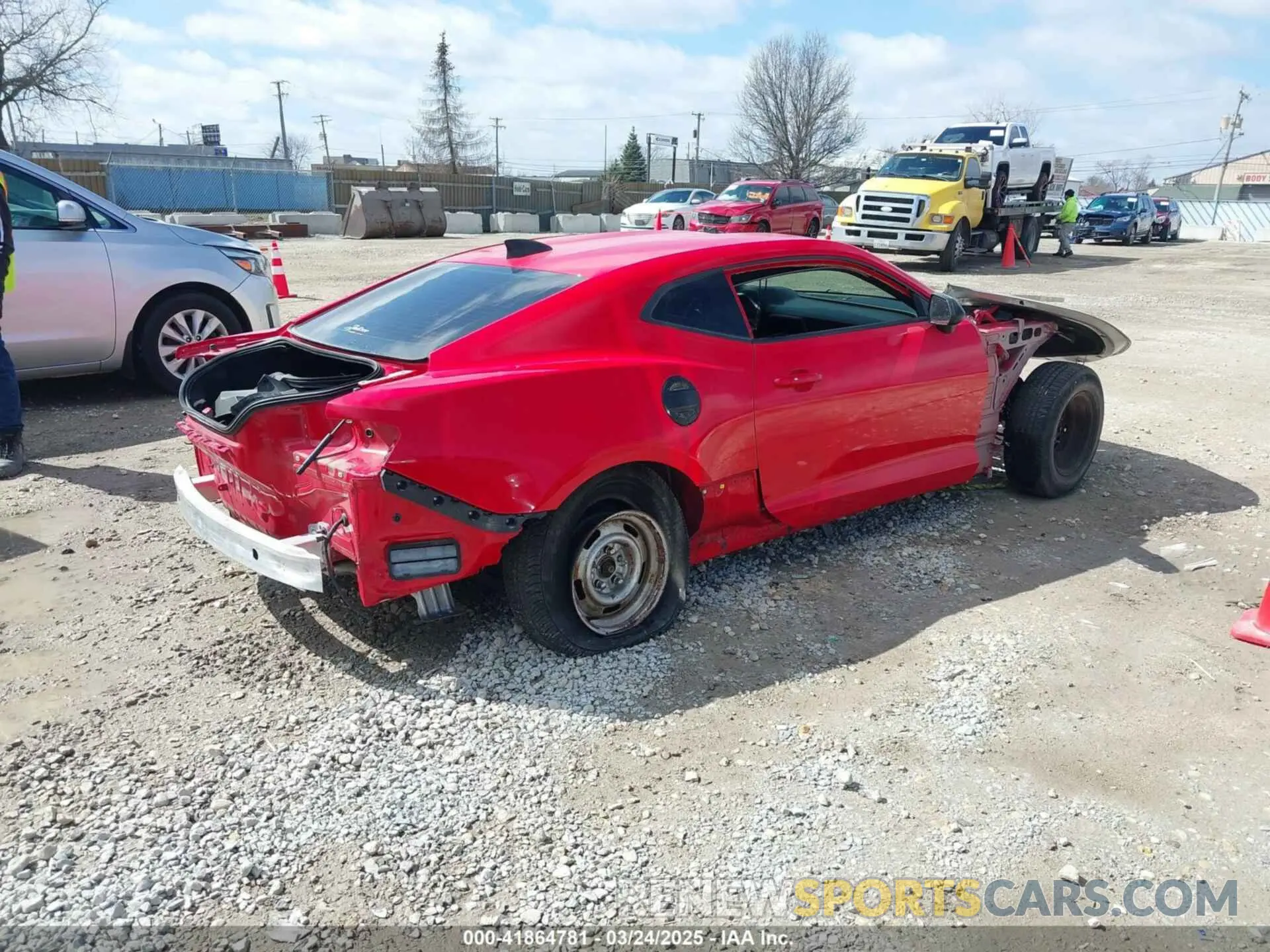 4 fotografías del automóvil dañado 1G1FJ1R63K0122724 CHEVROLET CAMARO 2019