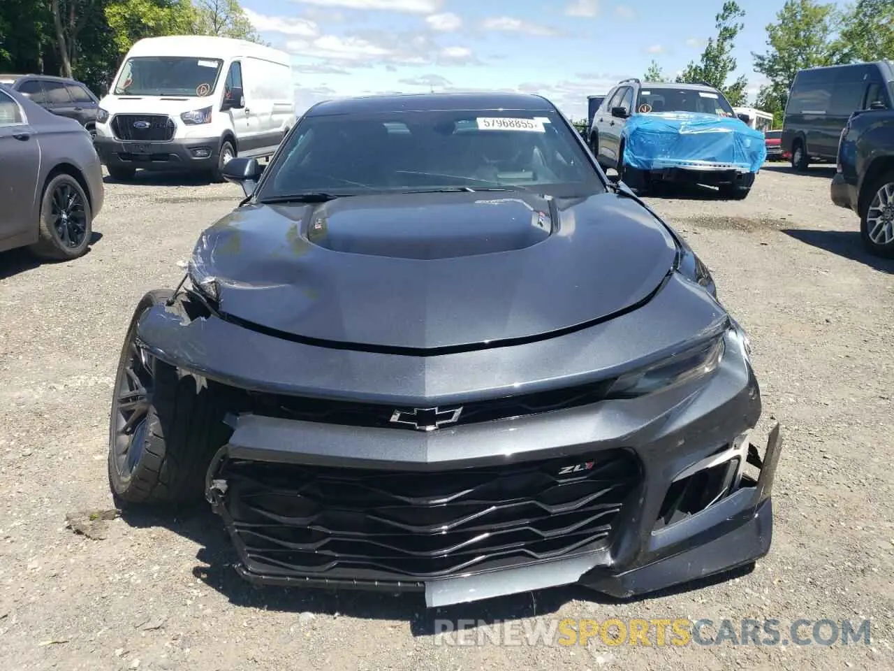 5 fotografías del automóvil dañado 1G1FK1R61K0132231 CHEVROLET CAMARO 2019
