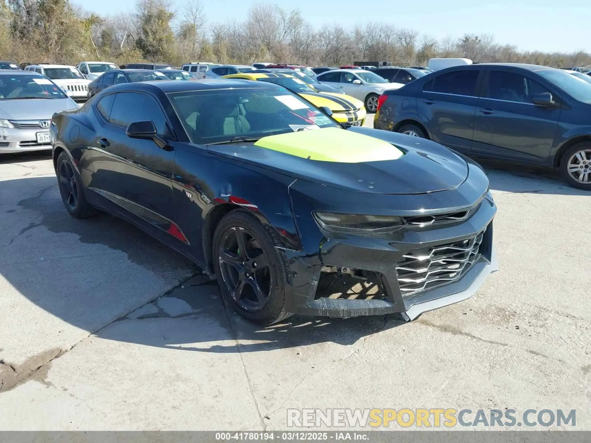 1 fotografías del automóvil dañado 1G1FB1RS0L0116889 CHEVROLET CAMARO 2020