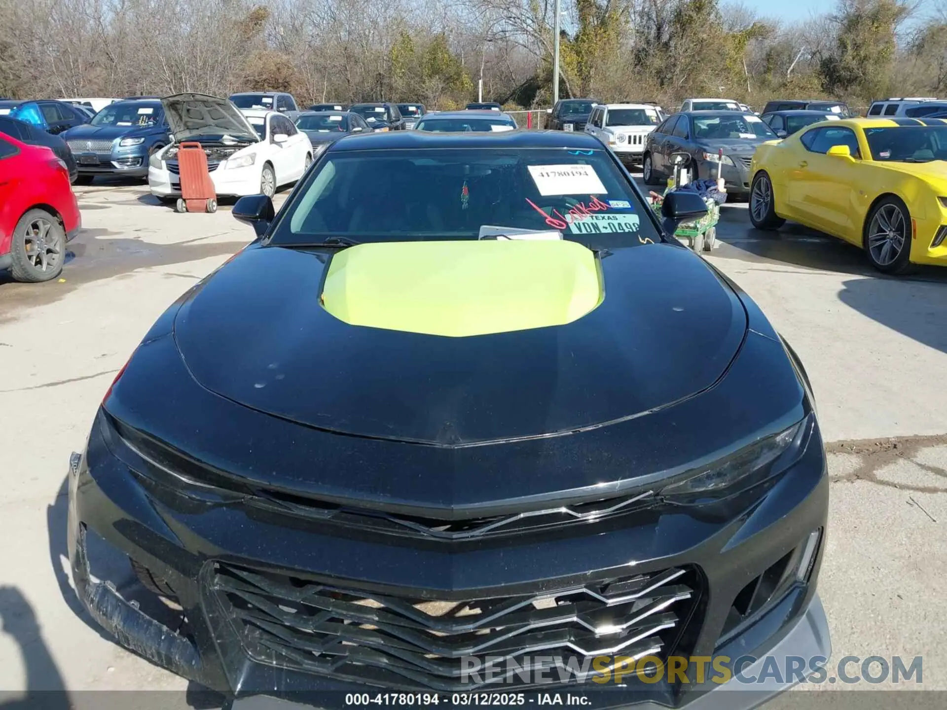 10 fotografías del automóvil dañado 1G1FB1RS0L0116889 CHEVROLET CAMARO 2020
