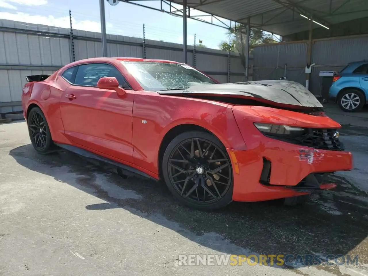 4 fotografías del automóvil dañado 1G1FB1RS4L0118998 CHEVROLET CAMARO 2020