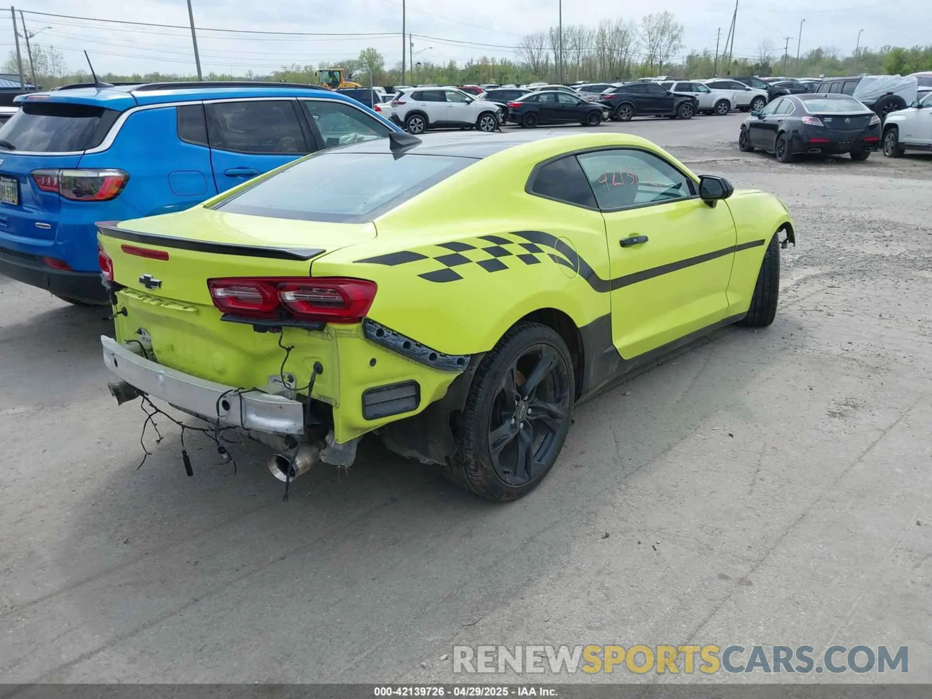 4 fotografías del automóvil dañado 1G1FB1RSXL0108606 CHEVROLET CAMARO 2020