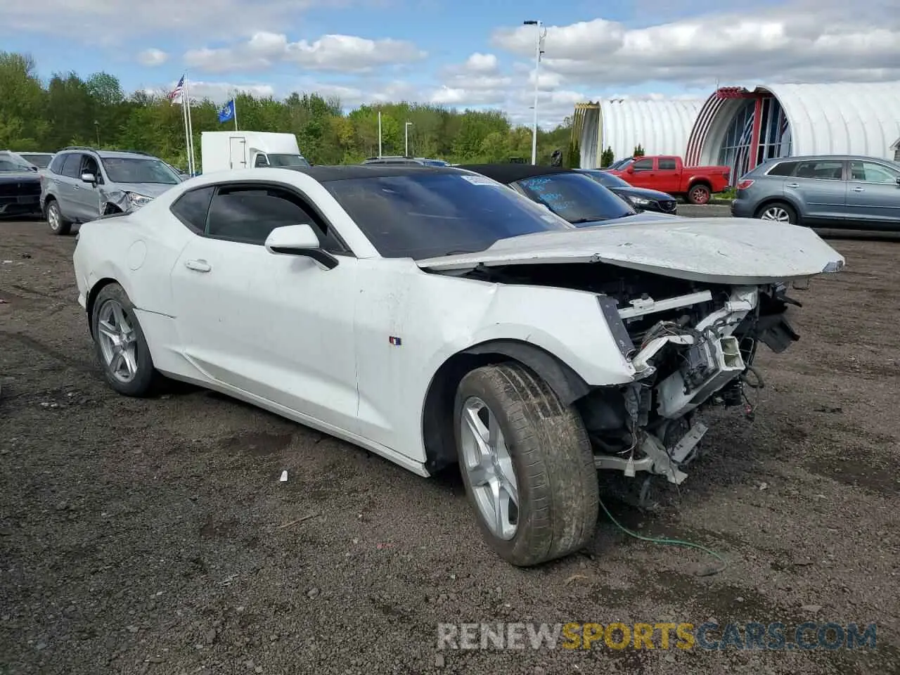 4 fotografías del automóvil dañado 1G1FB1RX5L0105530 CHEVROLET CAMARO 2020