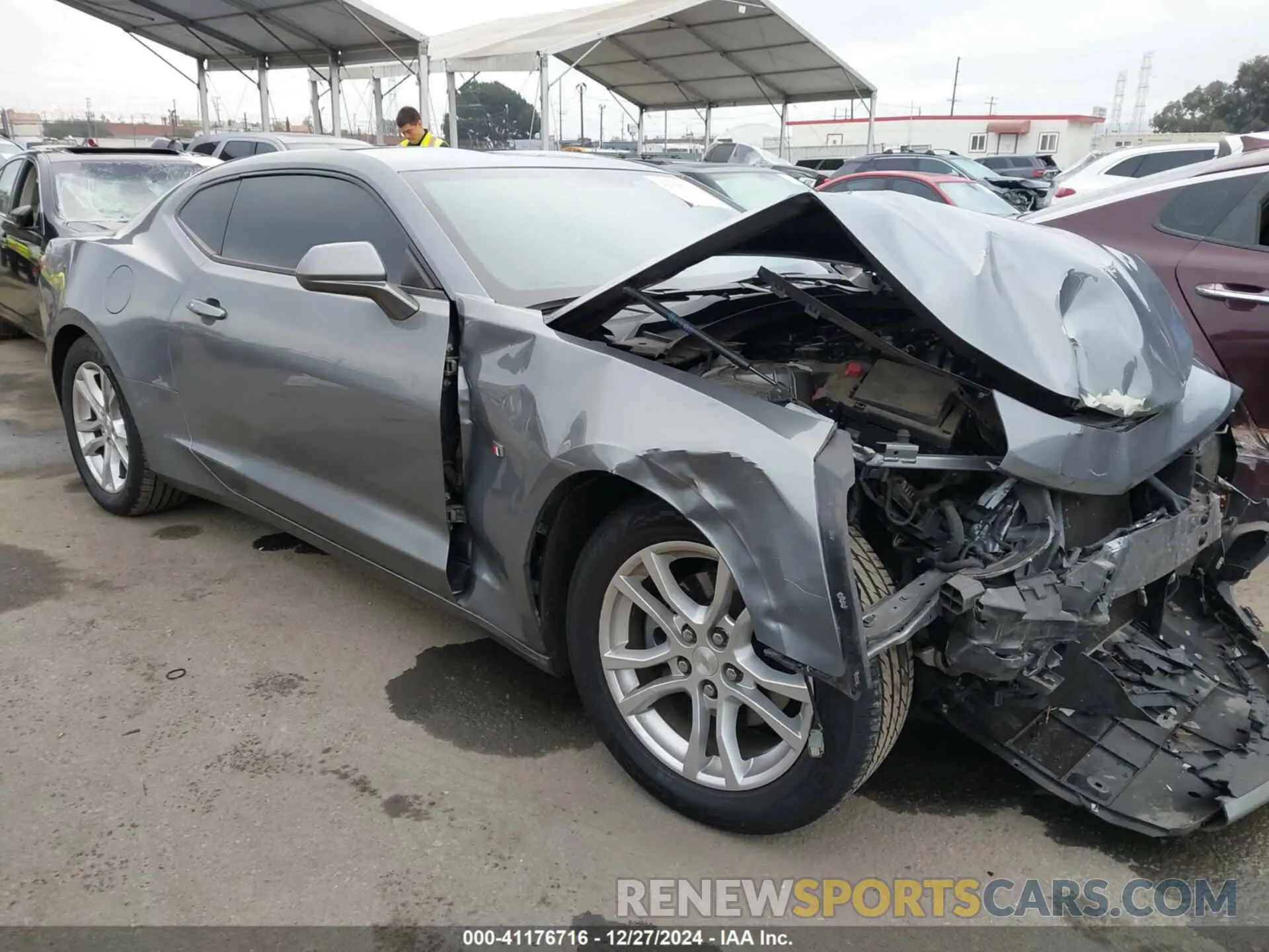 1 fotografías del automóvil dañado 1G1FB1RX6L0109652 CHEVROLET CAMARO 2020