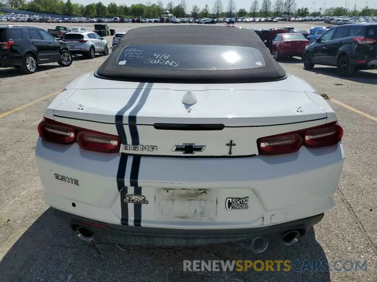 6 fotografías del automóvil dañado 1G1FB3DX1L0129164 CHEVROLET CAMARO 2020