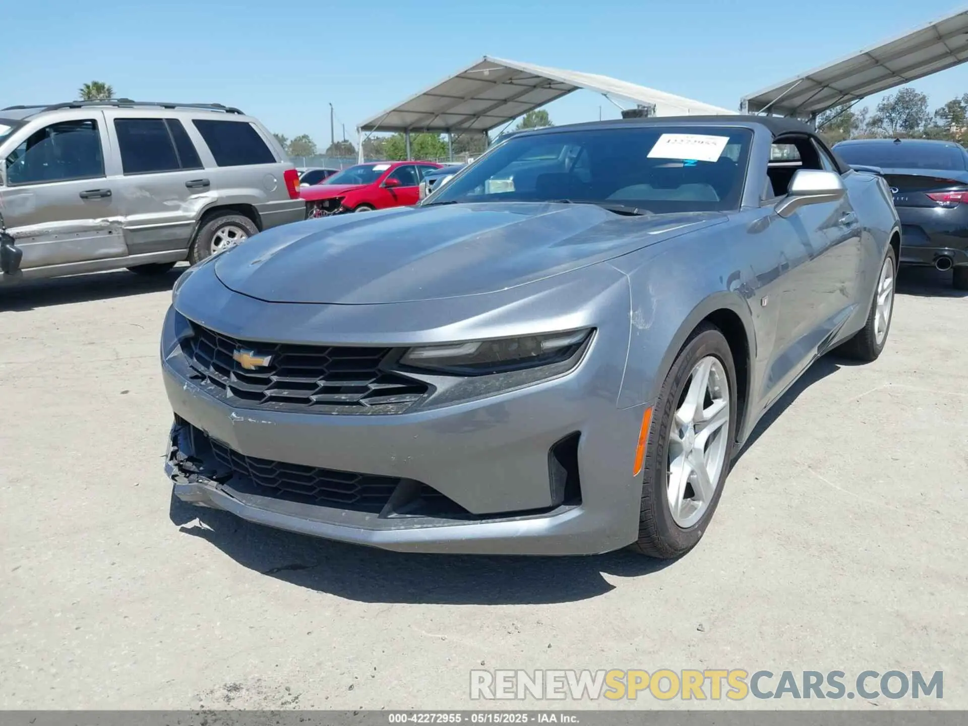2 fotografías del automóvil dañado 1G1FB3DX4L0100371 CHEVROLET CAMARO 2020