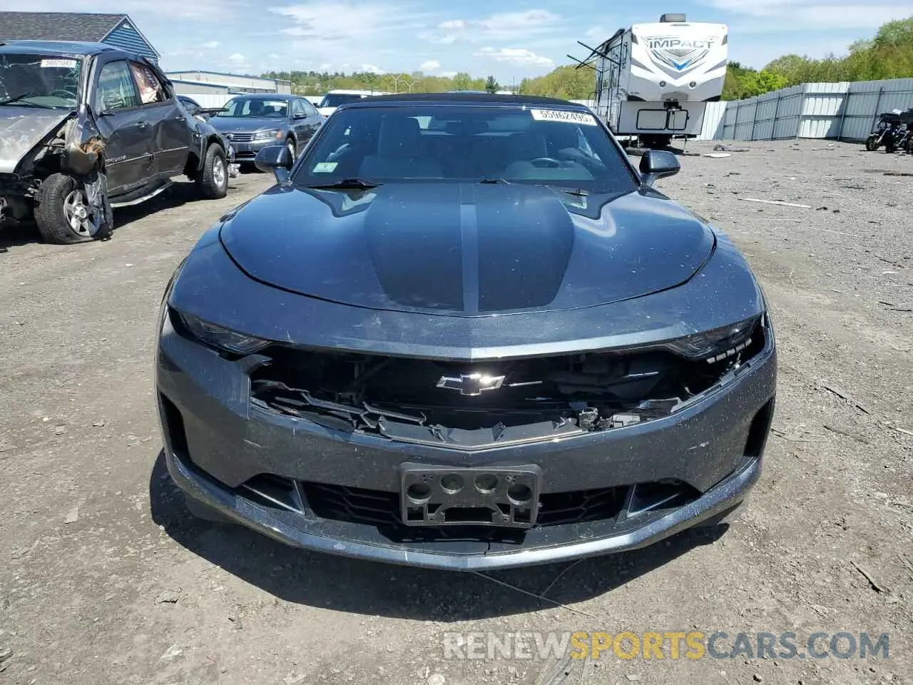 5 fotografías del automóvil dañado 1G1FB3DX7L0148236 CHEVROLET CAMARO 2020