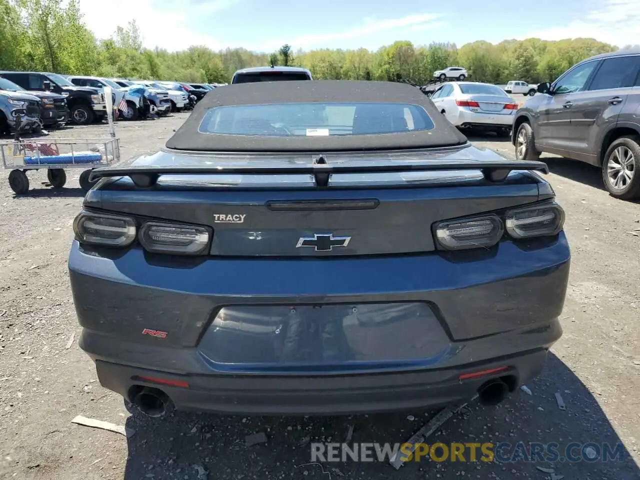 6 fotografías del automóvil dañado 1G1FB3DX7L0148236 CHEVROLET CAMARO 2020