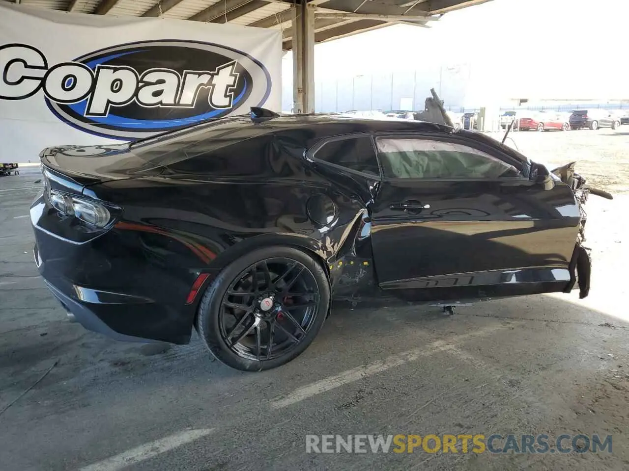 3 fotografías del automóvil dañado 1G1FD1RS5L0114601 CHEVROLET CAMARO 2020