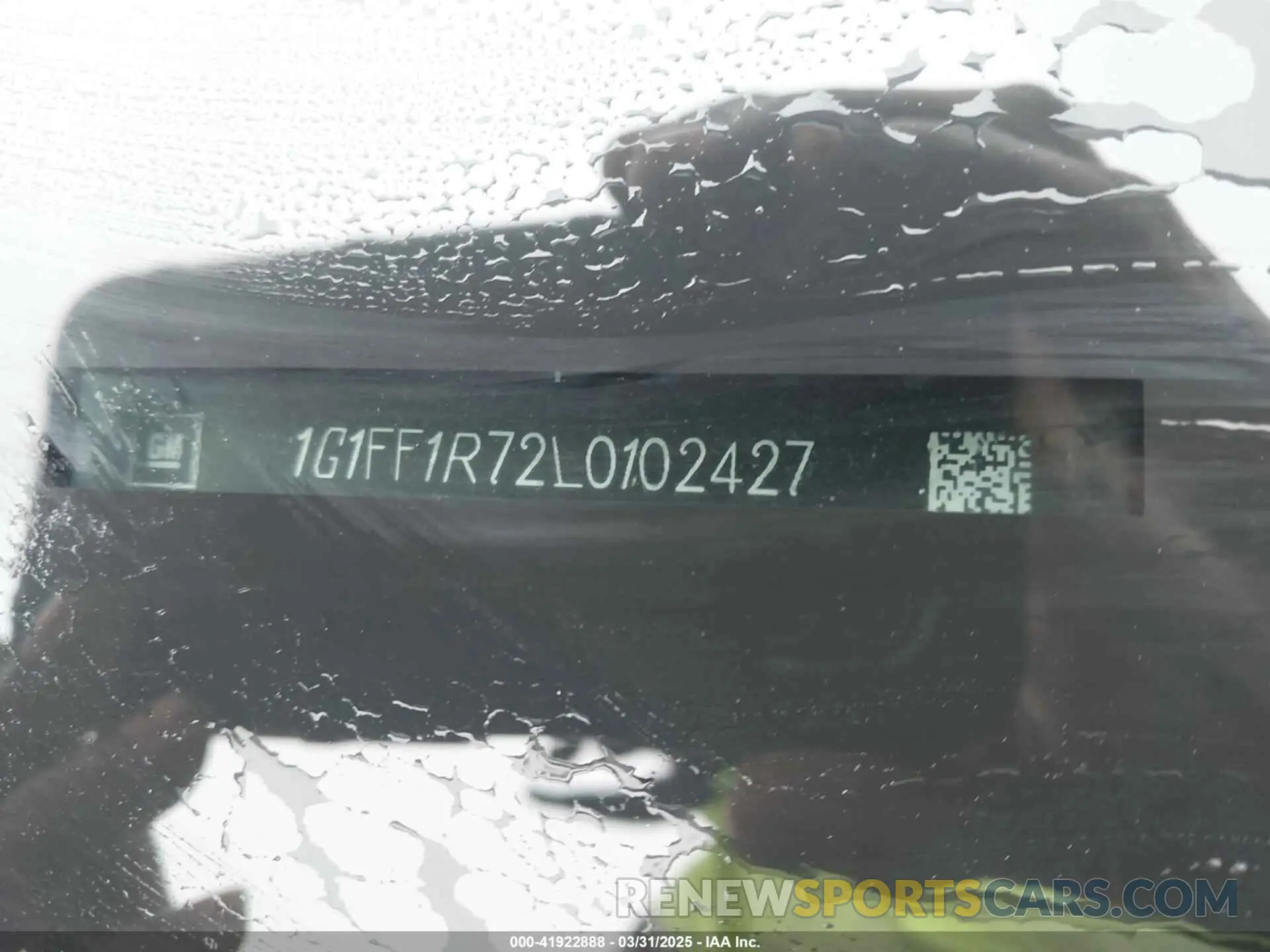 9 fotografías del automóvil dañado 1G1FF1R72L0102427 CHEVROLET CAMARO 2020