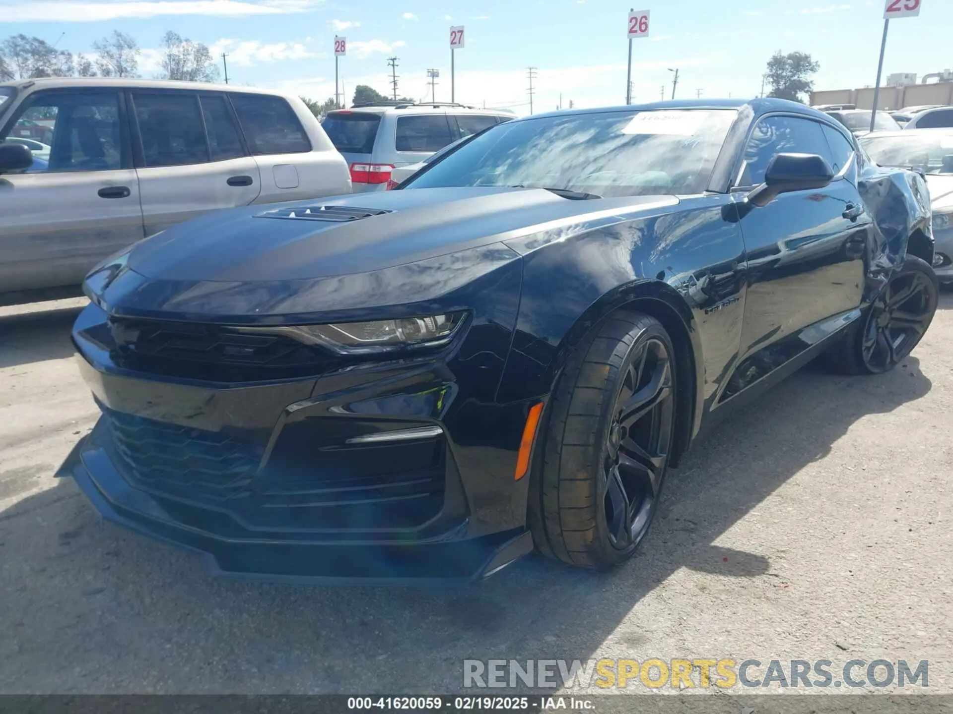 2 fotografías del automóvil dañado 1G1FG1R72L0138437 CHEVROLET CAMARO 2020