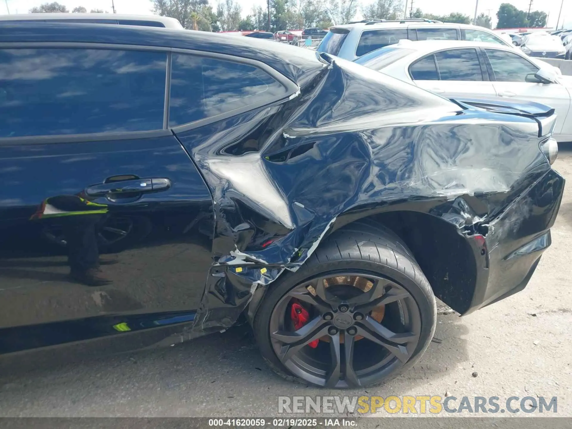 6 fotografías del automóvil dañado 1G1FG1R72L0138437 CHEVROLET CAMARO 2020