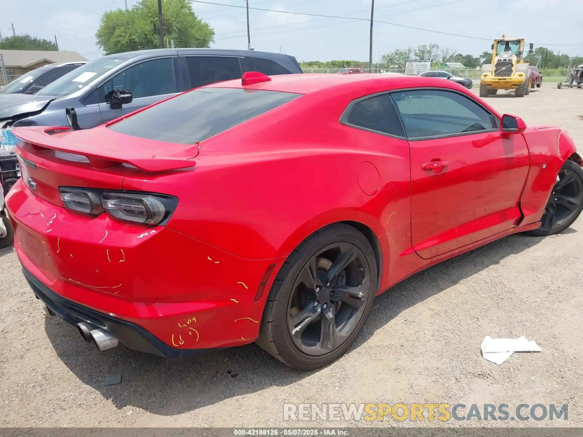 4 fotografías del automóvil dañado 1G1FH1R70L0114005 CHEVROLET CAMARO 2020