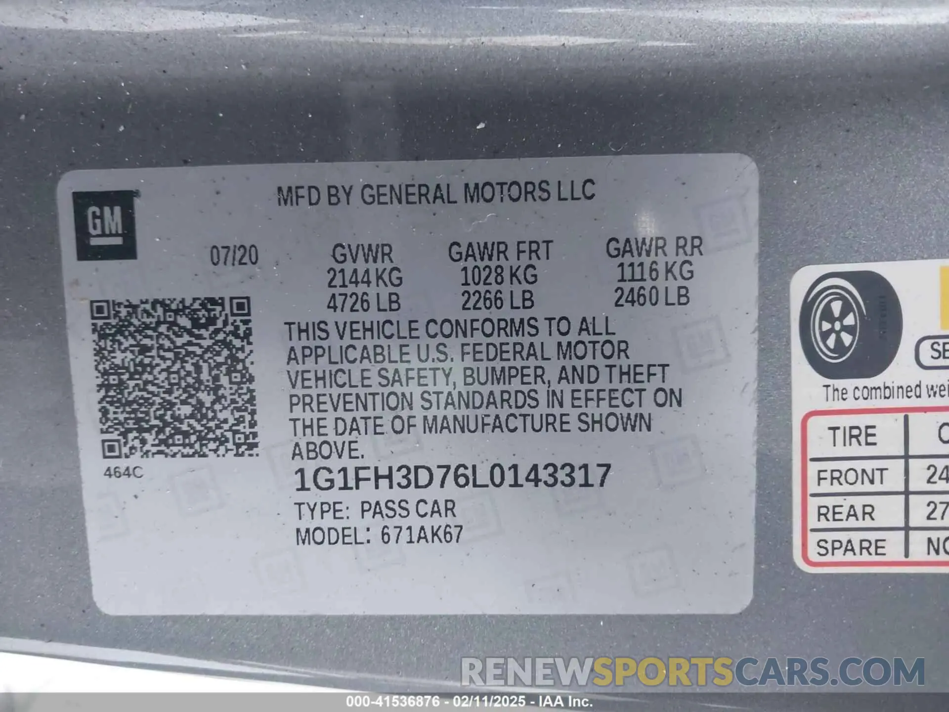 9 fotografías del automóvil dañado 1G1FH3D76L0143317 CHEVROLET CAMARO 2020