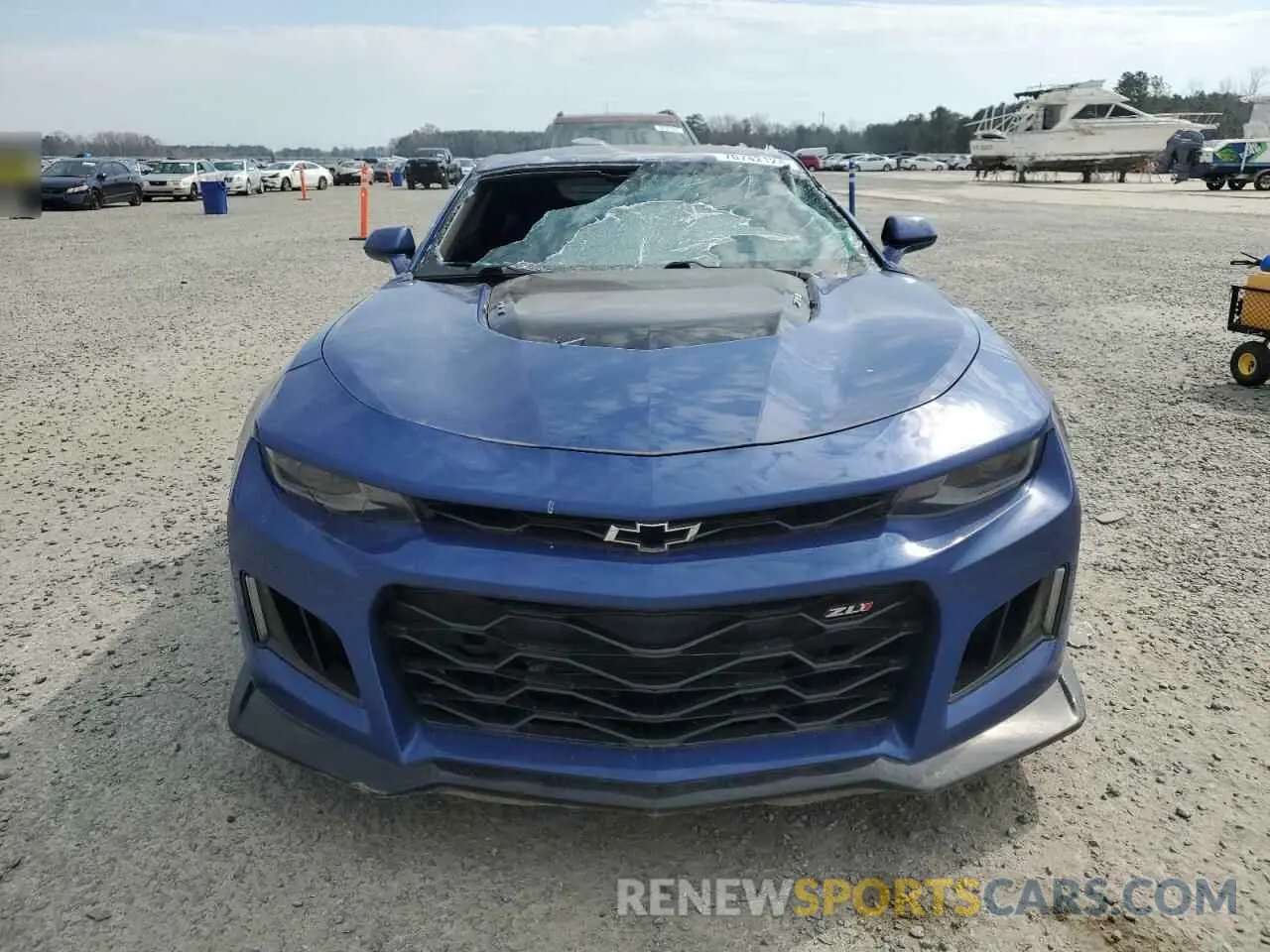 5 fotografías del automóvil dañado 1G1FK1R68L0136097 CHEVROLET CAMARO 2020