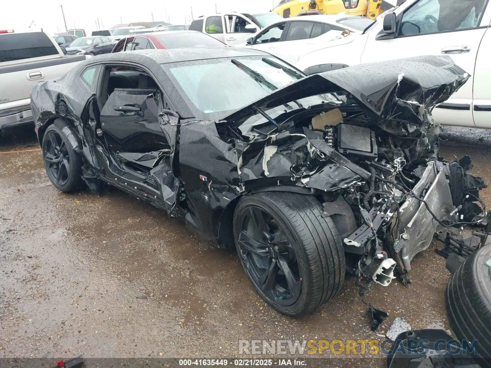1 fotografías del automóvil dañado 1G1FB1RS5M0117165 CHEVROLET CAMARO 2021