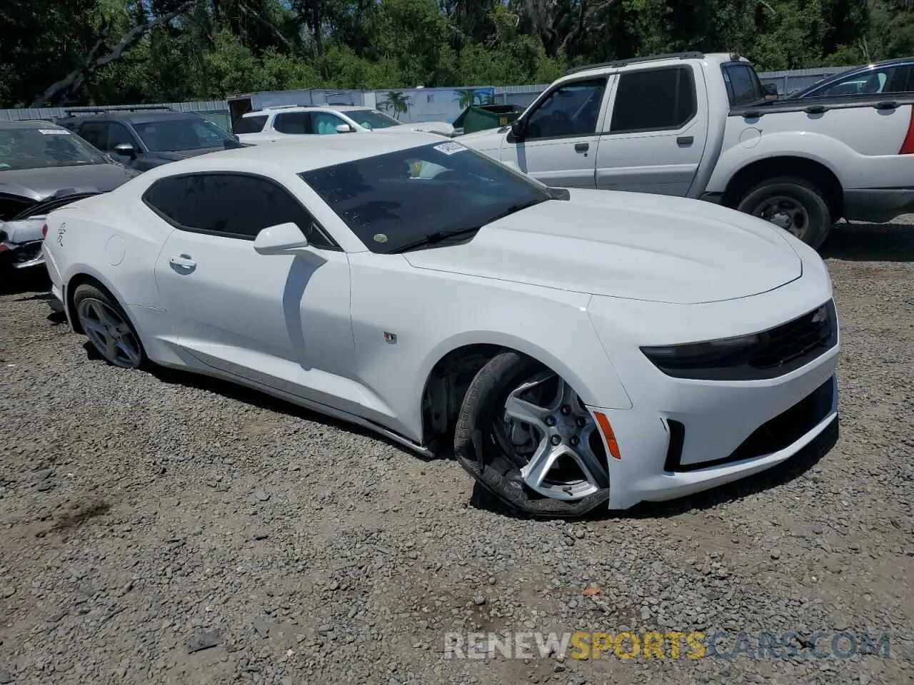 4 fotografías del automóvil dañado 1G1FB1RS5M0136508 CHEVROLET CAMARO 2021