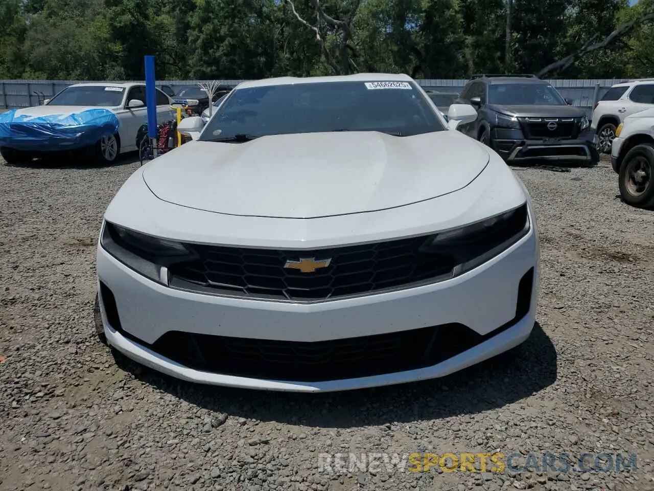 5 fotografías del automóvil dañado 1G1FB1RS5M0136508 CHEVROLET CAMARO 2021