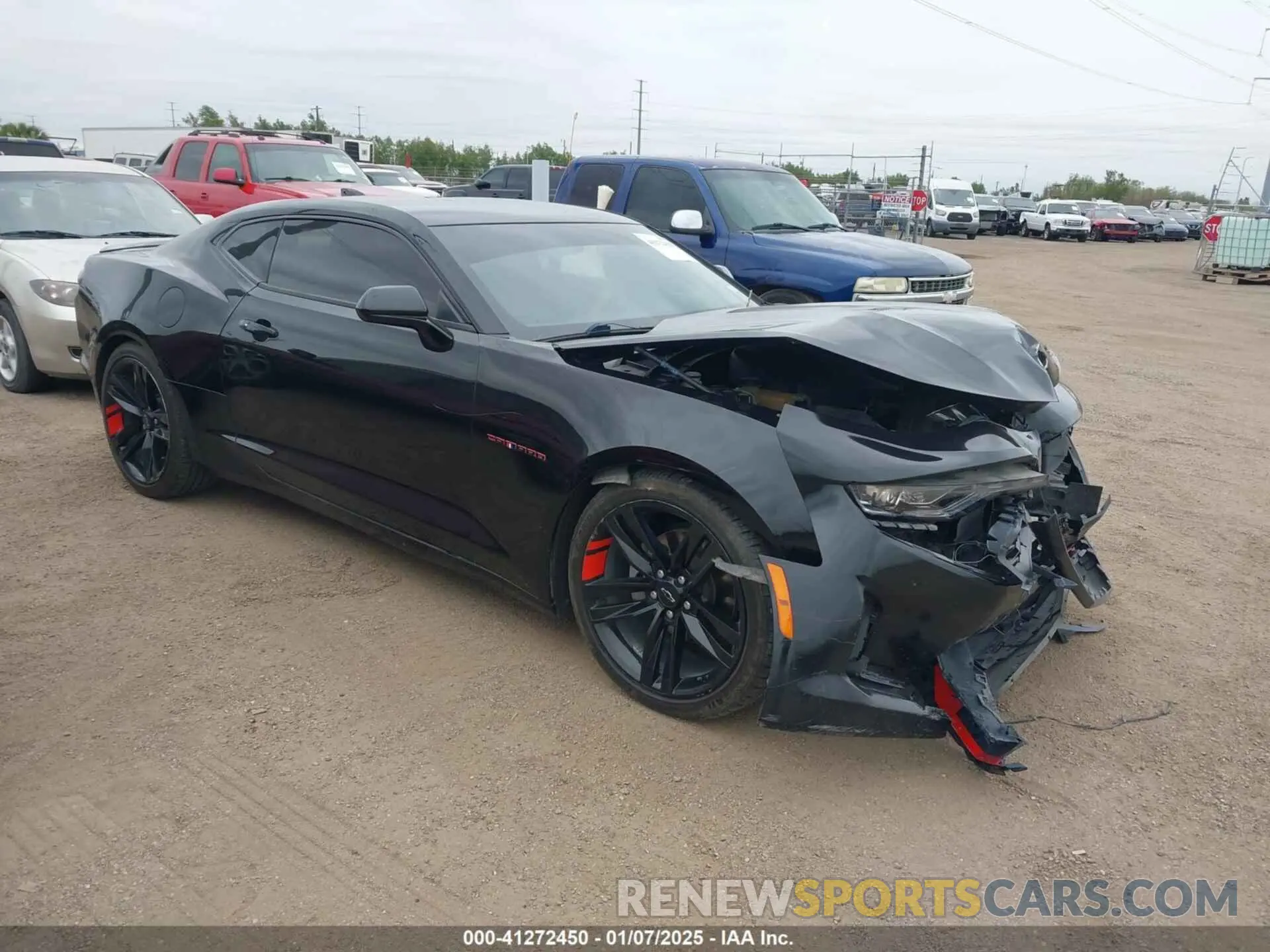 1 fotografías del automóvil dañado 1G1FB1RS6M0102772 CHEVROLET CAMARO 2021