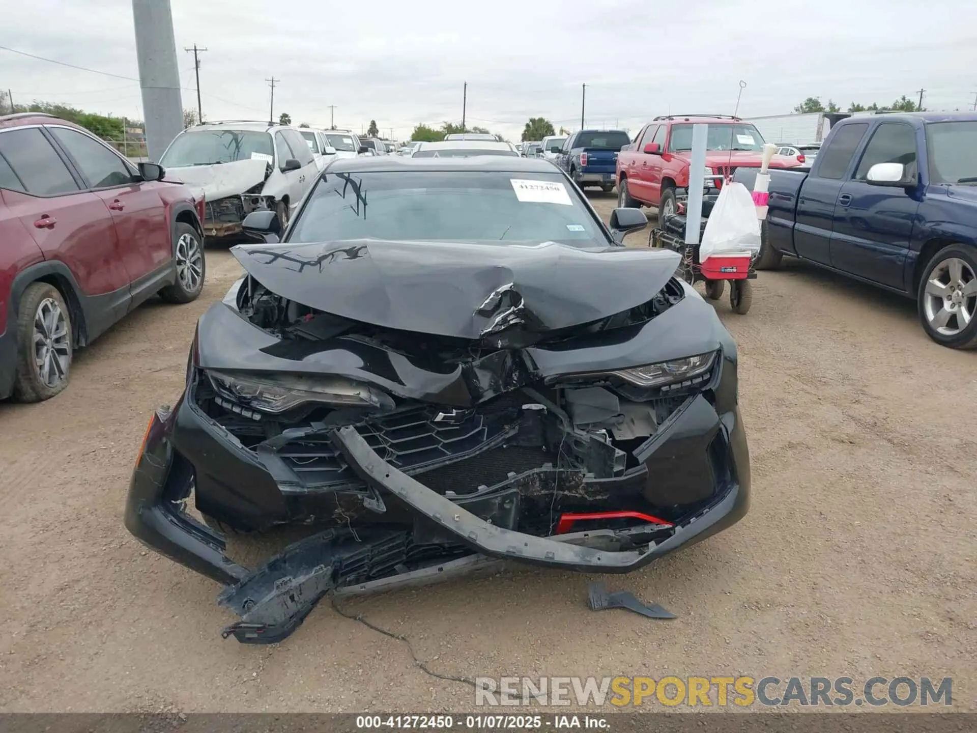 12 fotografías del automóvil dañado 1G1FB1RS6M0102772 CHEVROLET CAMARO 2021