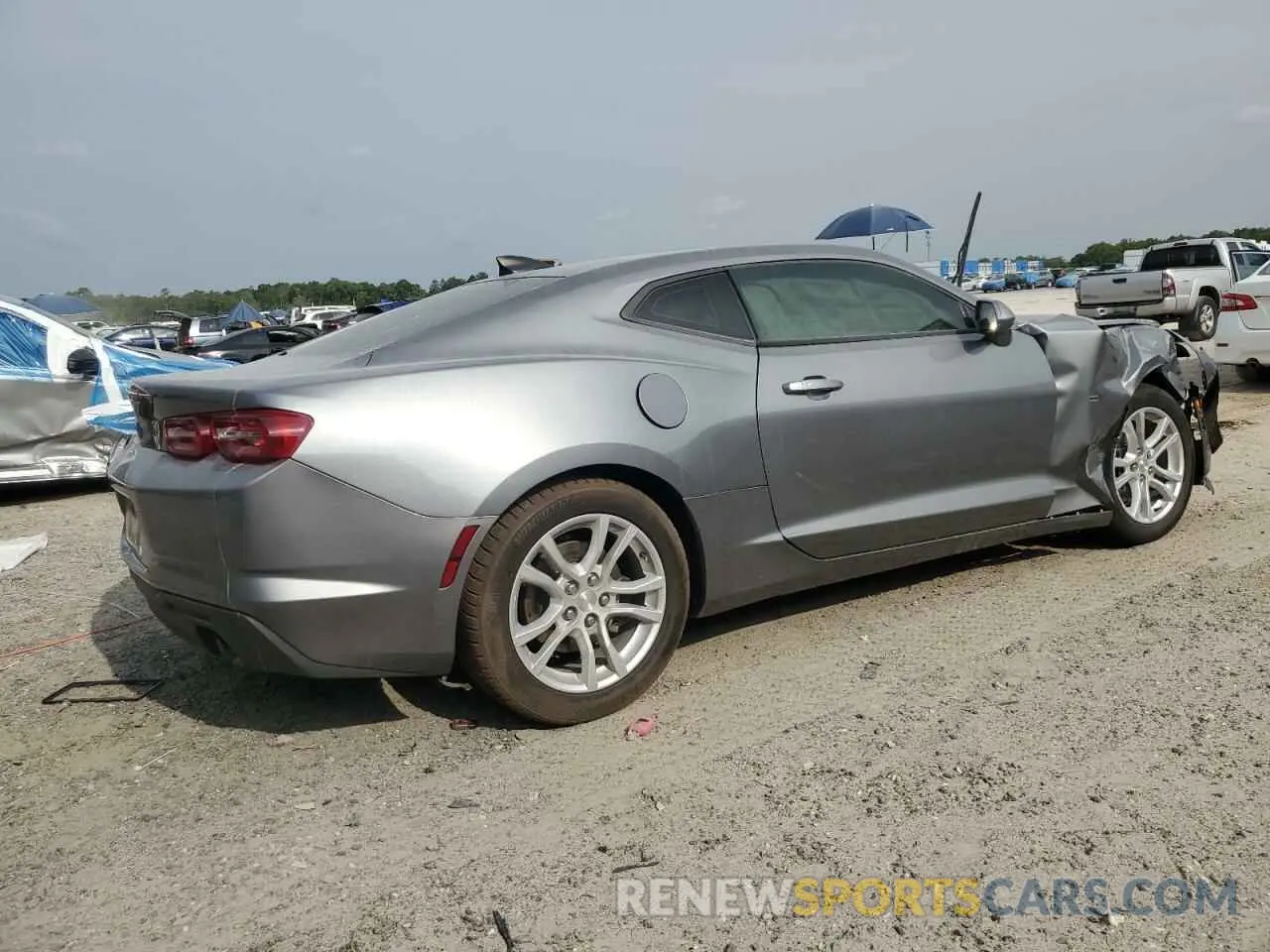3 fotografías del automóvil dañado 1G1FB1RX0M0124617 CHEVROLET CAMARO 2021