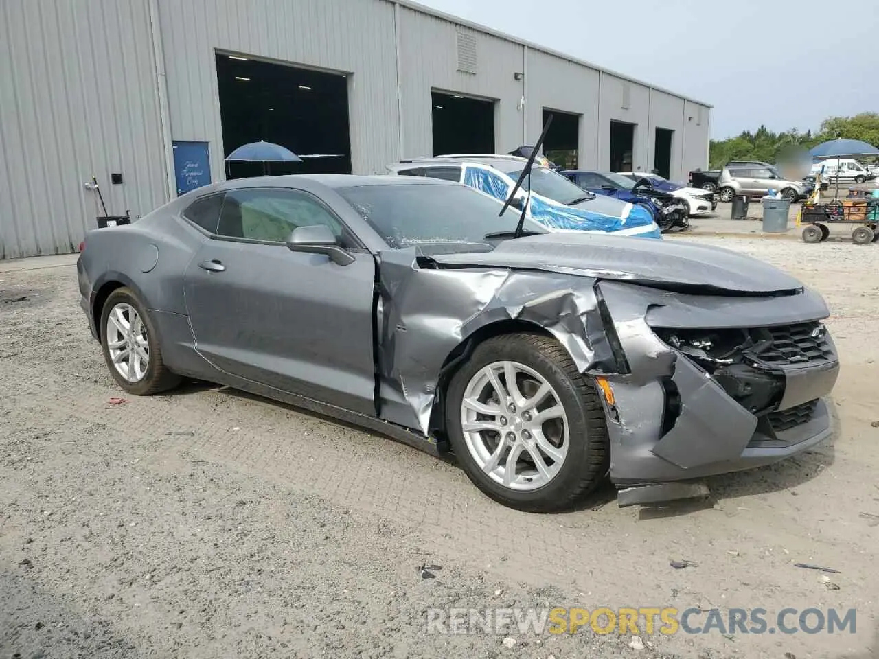 4 fotografías del automóvil dañado 1G1FB1RX0M0124617 CHEVROLET CAMARO 2021
