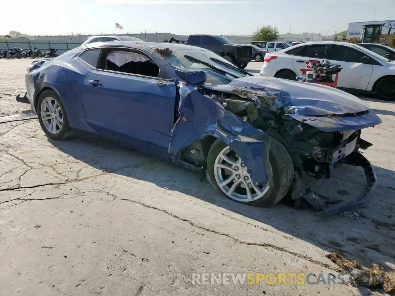 4 fotografías del automóvil dañado 1G1FB1RX1M0102061 CHEVROLET CAMARO 2021