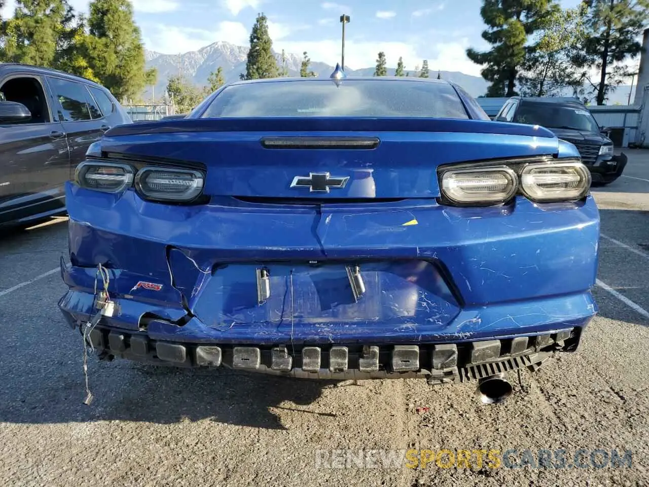 6 fotografías del automóvil dañado 1G1FB1RX1M0142799 CHEVROLET CAMARO 2021