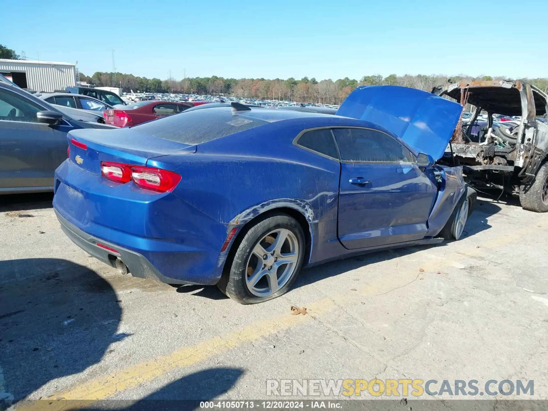 4 fotografías del automóvil dañado 1G1FB1RX3M0128032 CHEVROLET CAMARO 2021