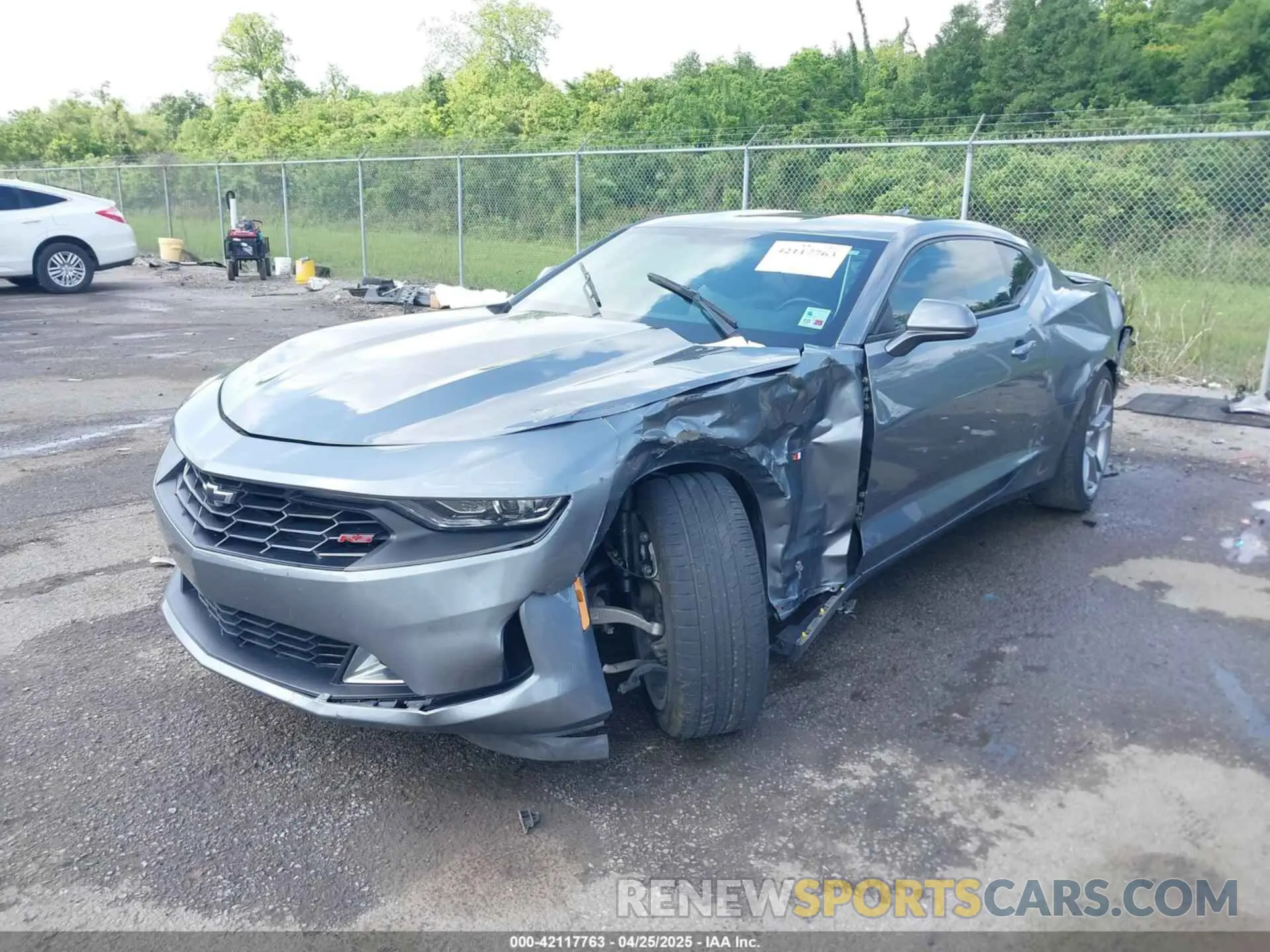 2 fotografías del automóvil dañado 1G1FB1RX7M0132519 CHEVROLET CAMARO 2021