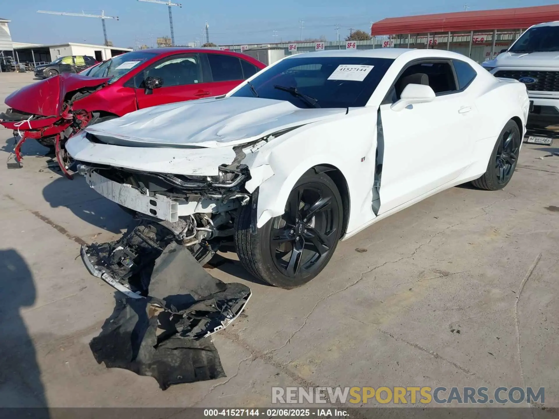 2 fotografías del automóvil dañado 1G1FB1RX8M0130021 CHEVROLET CAMARO 2021